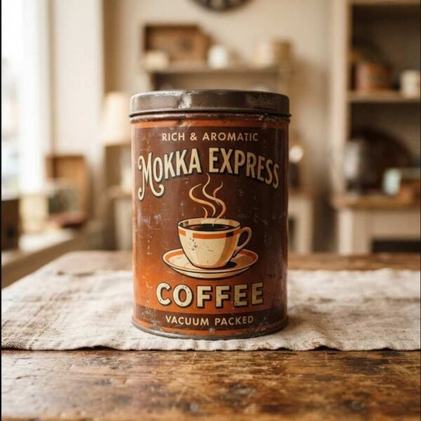Mokka Express Coffee Tin