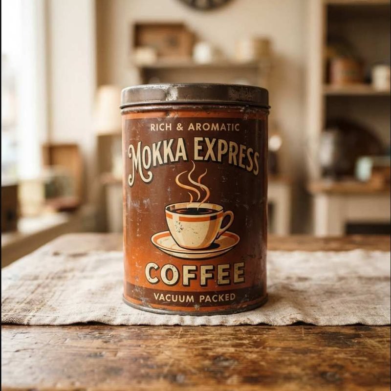 Mokka Express Coffee Tin