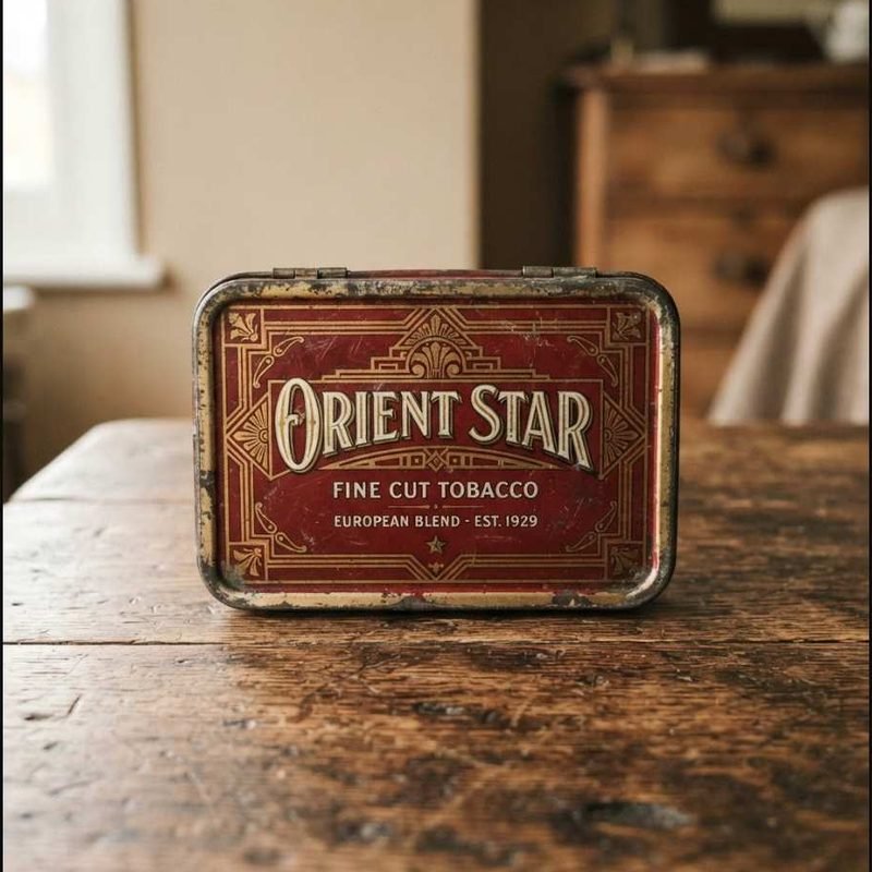 Orient Star Fine Cut Tobacco Tin